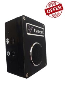 QTIME Swift Caller. Ideal to entice birds to your nestbox. Automated electronic bird attractor.