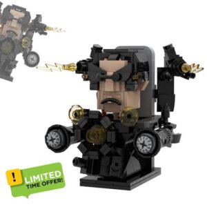 Skibid Toilet Man Figure Building Toy