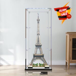 Transparent Acrylic Display Case for LG 10307 The Eiffel Tower