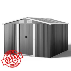 XEMQENER Garden Storage Shed with Base