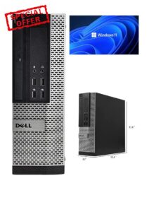 Window 11 Pro Optiplex Core i5 Series Desktop Small Form Desktop Tower PC (Intel Quad Core I5 4570