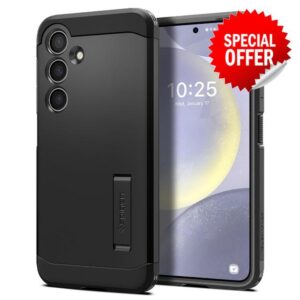 Spigen Tough Armor Case Compatible with Samsung Galaxy S24 Plus - Black