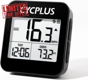 CYCPLUS G1 Wireless GPS Bike Computer with Backlight IPX6 Waterproof Bicycle Speedometer Odometer Cycling Compute