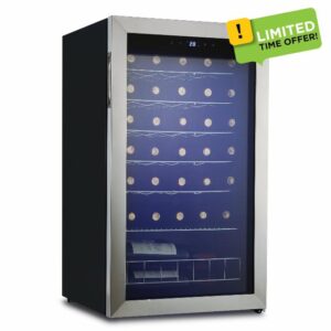 Techomey Wine Cooler Fridge 33 Bottles