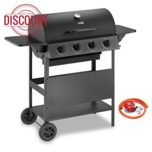 VonHaus Gas BBQ – Barbecue with x4 Gas Burners