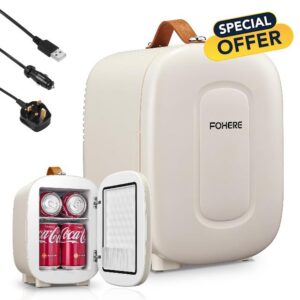 FOHERE Mini Fridge 5 Liter/6 Cans