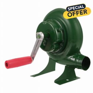 FUNOMOCYA Hand Blower Outdoor Cooking Bbq Fan Barbecue Blowing Tool Camping Barbecue Fan Cooking Fire Blower Barbecue Fire Bellow Fan Grill Charcoal Grills Hand Crank Fan Manual Bellows Iro