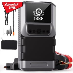 2500A 4-in-1 Jump Starter Power Pack Portable