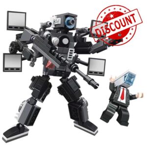 Skibid Toilet Upgraded Titan Building Blocks