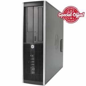 HP Elite 8300 SFF Quad Core i5-3470 3.20GHz 8GB 500GB DVD WiFi Windows 10 Professional Desktop PC Computer With Antivirus (Renewed)