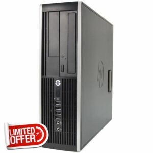 HP Elite 8200 SFF Quad Core i5-2400 3.10GHz 8GB 1000GB DVD Windows 10 Professional Desktop PC Computer With Antivirus (Renewed)