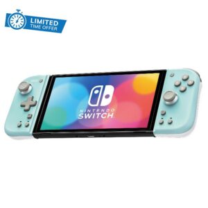 Hori Nintendo Switch Split Pad Compact (Mint Green x White) - Ergonomic Controller for Handheld Mode - Officially Licensed by Nintendo