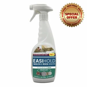 EASIHOLD ROCKS - 800ml HandySpray Resin Gravel Glue with Applicator for Bonding Stones