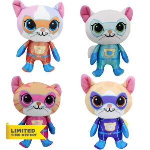 Kralabre 4PC Super-kitties Plus Toys