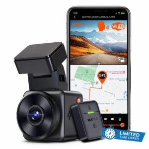 VANTRUE E1 Dash Cam 2.7K HDR WiFi GPS Voice Control