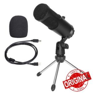 Annadue USB Microphone for Computer Condenser Microphone for Recording Laptop USB Drive Free Compatible for Windows/Linux Cardioid Pickup 30Hz‑20KHz DC5V A6