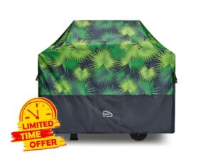 Storm Skin Heavy-Duty Waterproof BBQ Cover (Medium Gas Barbecue) - Palm
