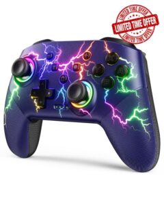 Wireless Switch Controller 1000mAh Compatible with Switch/Lite/OLED/PC/Windows/iOS/Android