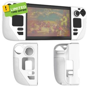 AJKTHGE Silicone Protective Shell Cover Skin Compatible with Steam Deck/Steam Deck OLED (2023)