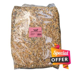 Farmer Scott's Premium Wild Bird Seed Mix (12.55kg Bag) - Nutrient-Rich Blend for Happy