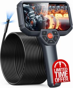 DEPSTECH Triple Lens 50FT Endoscope Inspection Camera