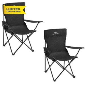 Vivo Technologies Set of 2 Camping Chair Lightweight Folding