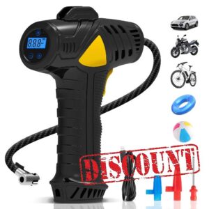 LVELFE Cordless Tyre Inflator Air Compressor