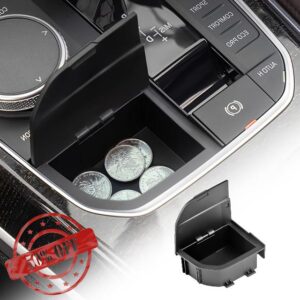 KUNGKIC RHD for BMW 1 3 4 Series X3 X4 X5 X6 X7 F40 F44 G20 G26 G01 G02 G21 G80 G07 I4 I3 ABS Car Gear Shift Storage Box Interior Accessories Modification Customized Vehicle Desig