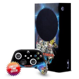 Head Case Designs Officially Licensed Iron Maiden Best Of Beast Graphic Art Game Console Wrap and Game Controller Skin Bundle Compatible With Xbox Series S