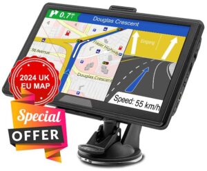 Jimwey SAT NAV 2024 UK EU Map