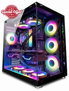 Vibox VIII-225 Gaming PC - Intel i9 11900KF Processor - Nvidia RTX 4070 Super 12GB Graphics Card - 32GB RAM - 1TB NVMe SSD - 700W PSU - Windows 11 - WiFi