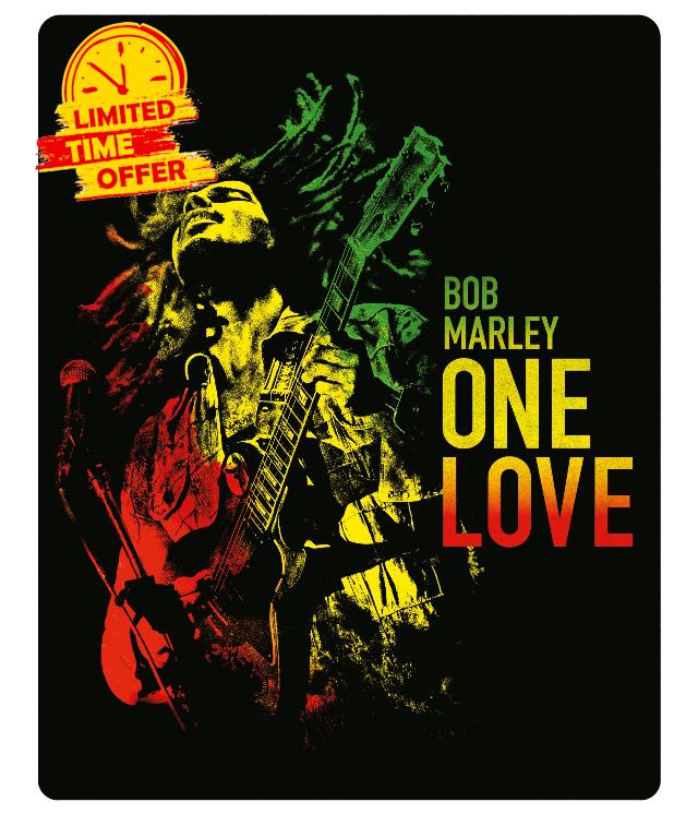 Bob Marley: One Love 4K UHD Steelbook [Blu-ray] [Region A & B & C]