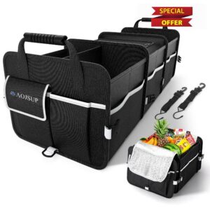 AojSup Car Boot Organiser with Fresh-keeping Bag