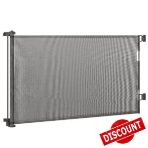 PawHut Retractable Stair Gate for Dogs