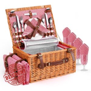 Picnic Basket for 4 Persons
