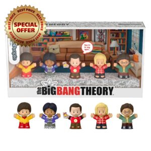 LittlePeople Collector The Big Bang Theory TV Show Special Edition Set in a Display Gift Box for Adults & Fans