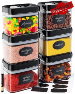 Airtight Food Storage Container Set - Set of 6 (1L)