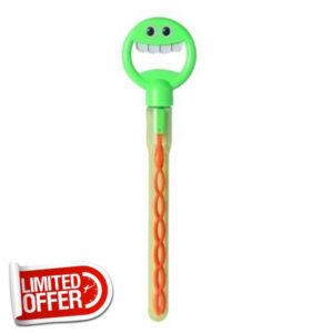 New Cute 32 Folding Face Bubbles Multiple Times Bubble Blowing Children's Outdoor Girl Toy 10ml Bubble Machine Stick Toy Face Bubbles Maker Garden Toys Party Bag Fillers for Kids