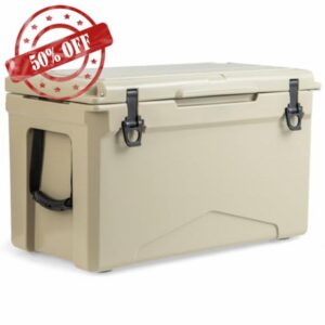 COSTWAY 25QT/30QT/50QT Rotomolded Enhanced Ice Cooler Box
