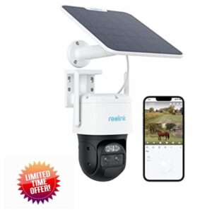 Reolink 3G/4G Solar Security Camera Outdoor with Auto-Tracking-Zoom