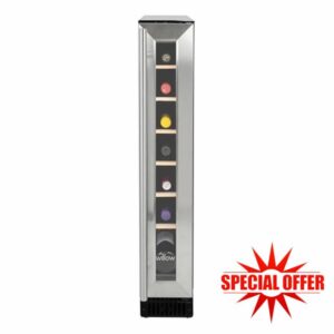 Willow W15WCSS 20L Under Counter Wine Cooler with Space for 7 Bottles