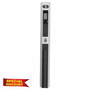 Portable Scanner Picture Receipts Photo Scanner A4 Document Books JPG PDF Format 900DPI Handheld Business Scanning Equipment (Silver)