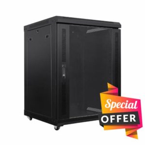 LMS DATA Network & Server Rack Enclosure with Mesh Door