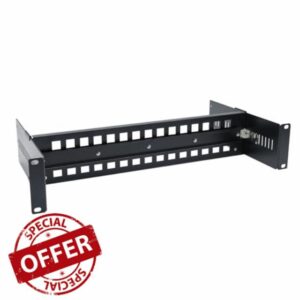 19 Inches Adjustable Rack Mount DIN Rail Bracket for Media Converters Ethernet Switch Industrial PoE Switch with Light and High Strength Aluminum Alloy Material