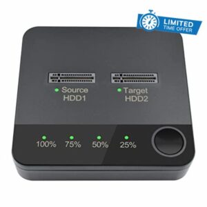 M.2 SATA Duplicator 2 Bay Offline Clone Docking Station