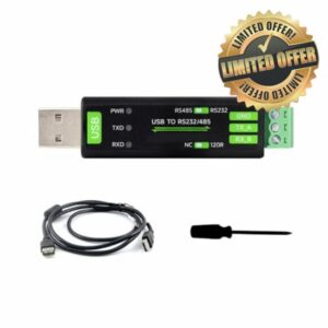 Industrial USB TO RS232/RS485 Isolated Converter With FT232RNL Chip Protective Adapter With 3 LED Light Communicatio