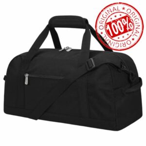 Small Gym Bag 18 inch Carry On Duffel Bag for Weekender Travel Sport-Black