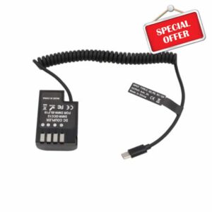 HangTon PD USB C Dummy Battery Power for Panasonic Lumix DMC GH5 GH5S G9 GH4 GH3 DSLR Camera 9V/12V Type-C to DMW-BLF19 DCC12