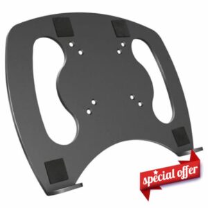 Mumuve VESA Laptop Tray Notebook Holder For Monitor Arm/Mount VESA Mount Tray Fits Up To 15.6 "Laptop VESA 100x100mm Black VESA Mount Tray