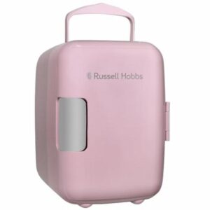 Russell Hobbs Mini Fridge 4L/6 Can Portable Mini Cooler & Warmer for Drinks